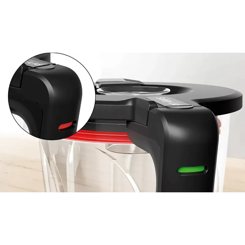 Bosch Serie 4 MMB6382M Mixer Standmixer 1200 W Schwarz, Edelstahl
