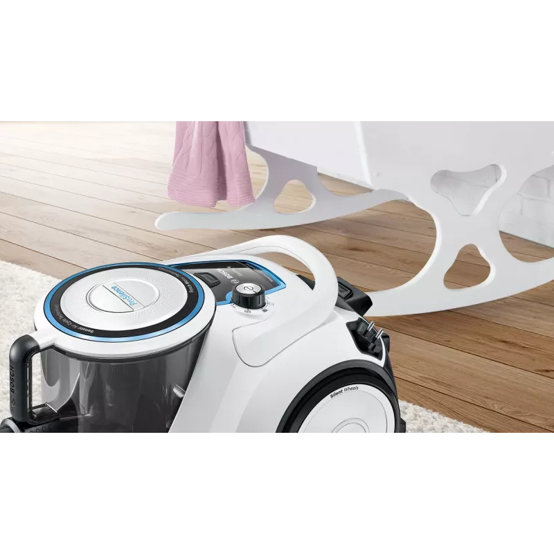 Bosch Serie 6 BGC41LSIL Staubsauger 2,4 L Bodenstaubsauger Trocken 600 W beutellos