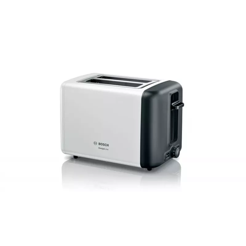Bosch TAT3P421DE Toaster 2 Scheiben 970 W Schwarz, Weiß