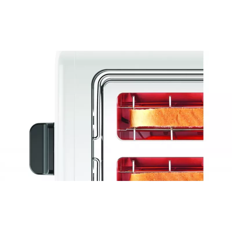 Bosch TAT3P421DE Toaster 2 Scheiben 970 W Schwarz, Weiß