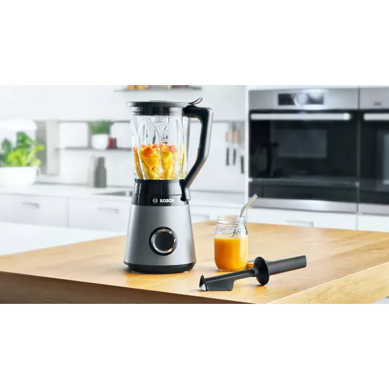Bosch MMB6172SN Standmixer 1,5 L Tischmixer 1200 W Schwarz, Edelstahl