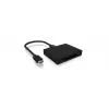 ICY BOX IB-CR402-C31 Kartenleser USB 3.1 (Gen 2) Type-C™ Schwarz