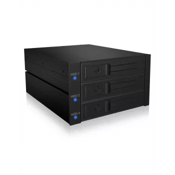 ICY BOX IB-573SSK-12G 8,89 cm (3,5 Zoll) Backplane Schwarz