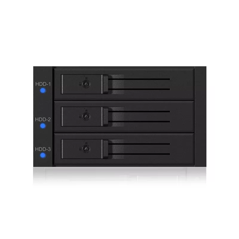 ICY BOX IB-573SSK-12G 8,89 cm (3,5 Zoll) Backplane Schwarz
