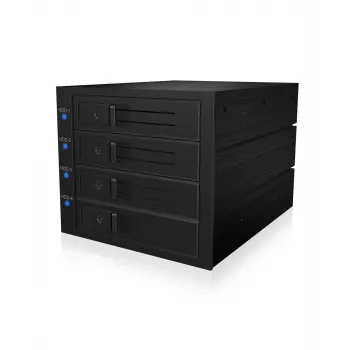 ICY BOX IB-574SSK-12G 8,89 cm (3,5 Zoll) Backplane Schwarz