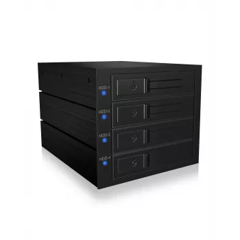 ICY BOX IB-574SSK-12G 8,89 cm (3,5 Zoll) Backplane Schwarz