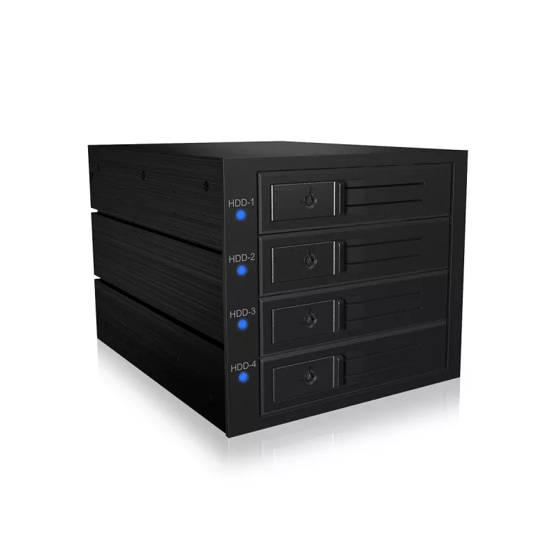 ICY BOX IB-574SSK-12G 8,89 cm (3,5 Zoll) Backplane Schwarz