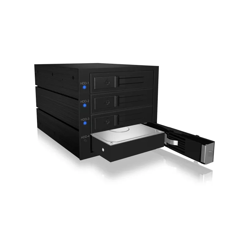 ICY BOX IB-574SSK-12G 8,89 cm (3,5 Zoll) Backplane Schwarz