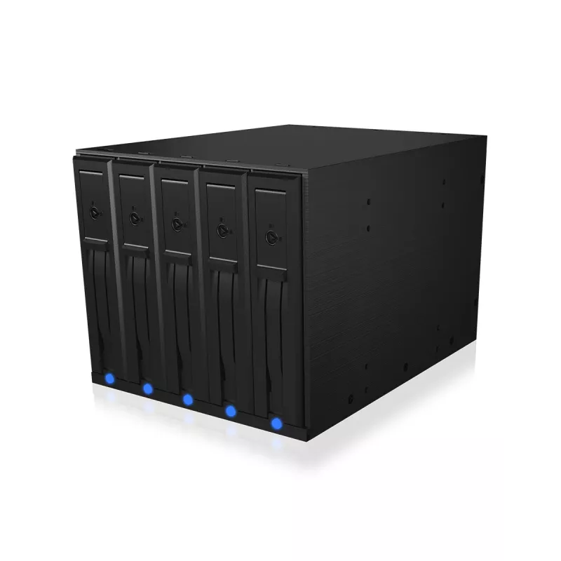ICY BOX IB-575SSK-12G 8,89 cm (3,5 Zoll) Backplane Schwarz