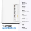Linksys AX5400 Whole Home Mesh WiFi 6 Dual-Band System, 2er-Pack