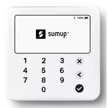 SumUp Solo Lite intelligenter Kartenleser Batterie Bluetooth Weiß