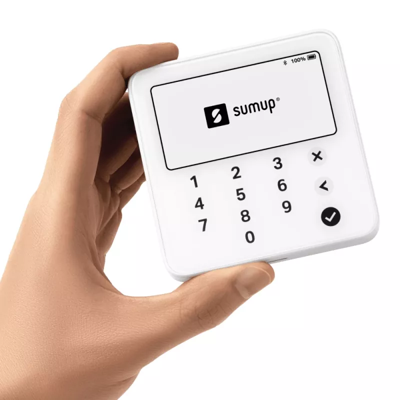 SumUp Solo Lite intelligenter Kartenleser Batterie Bluetooth Weiß