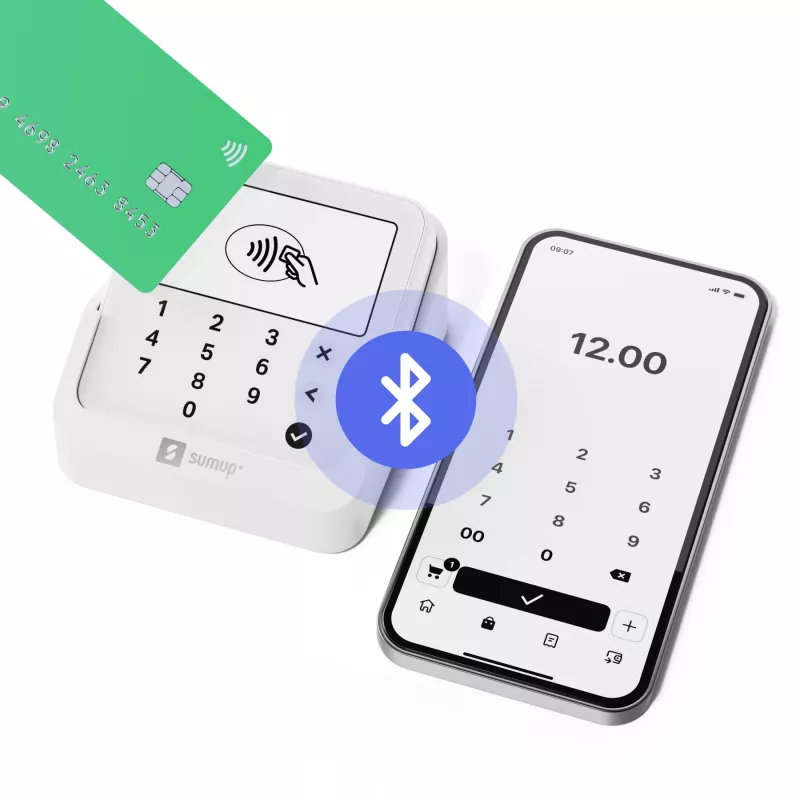 SumUp Solo Lite Smartcard-Lesegerät Batterie Weiß