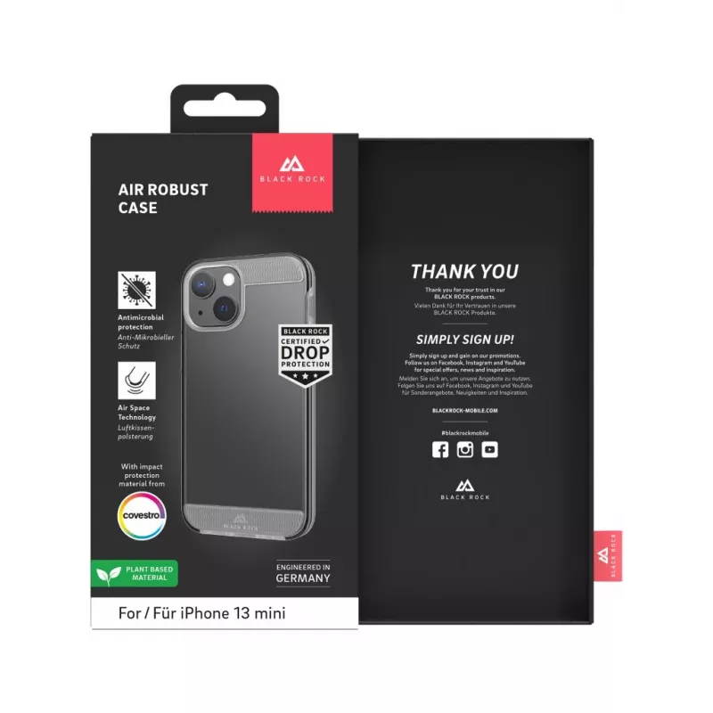 Hama Air Robust Handyhülle 13,7 cm (5,4 Zoll) Hülle Transparent