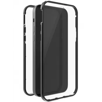 Hama 360° Glas Handyhülle 15,5 cm (6,1 Zoll) Hülle Schwarz, Transparent