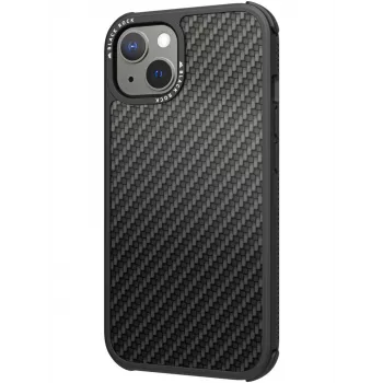 Hama Robust Real Carbon Handyhülle 15,5 cm (6,1 Zoll) Cover Schwarz