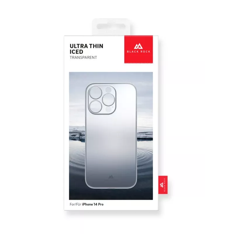 Hama Ultra Thin Iced Handyhülle Abdeckung Transparent für iPhone 14 Pro