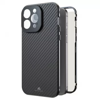 Hama 360° Glas Handyhülle 17 cm (6,7 Zoll) Abdeckung Carbon