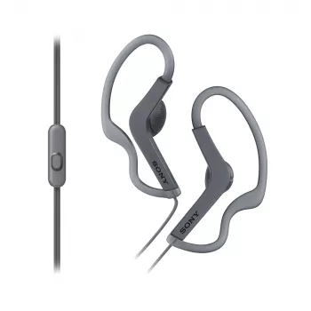 Sony MDRAS210APB Headset Kabelgebunden Ohrbügel Sport Schwarz