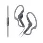 Sony MDRAS210APB Headset Kabelgebunden Ohrbügel Sport Schwarz