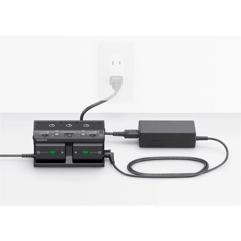 Sony NPA-MQZ1K Mehrfach-Akkuadapter-Set, 2 USB-Ausgänge