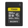 CFexpress Typ A Speicherkarte Sony CEA-M960T — 960 GB, Lesen 800 MB/s, Schreiben 700 MB/s, staub-/stoß-/feuchtigkeitsbeständig