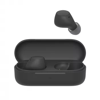 Headset Sony WF-C510 In-Ear True Wireless Ohrhörer, Bluetooth 5.3, IPX4, 6 mm Treiber, 22 h Akku (mit Ladecase) — Schwarz
