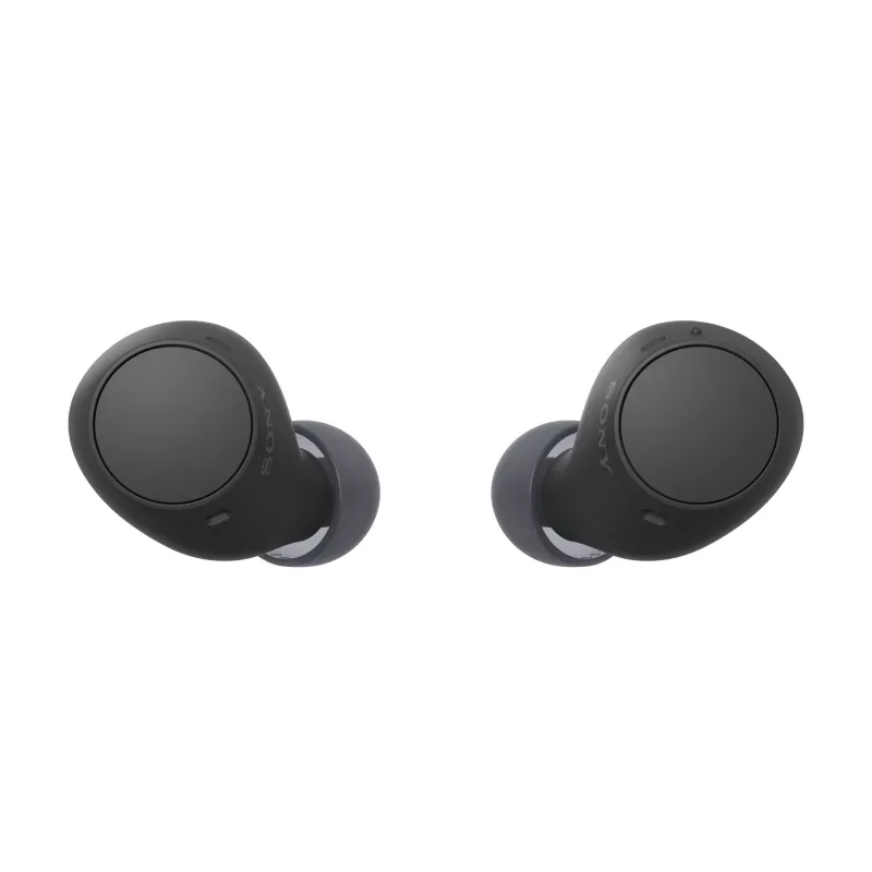 Headset Sony WF-C510 In-Ear True Wireless Ohrhörer, Bluetooth 5.3, IPX4, 6 mm Treiber, 22 h Akku (mit Ladecase) — Schwarz