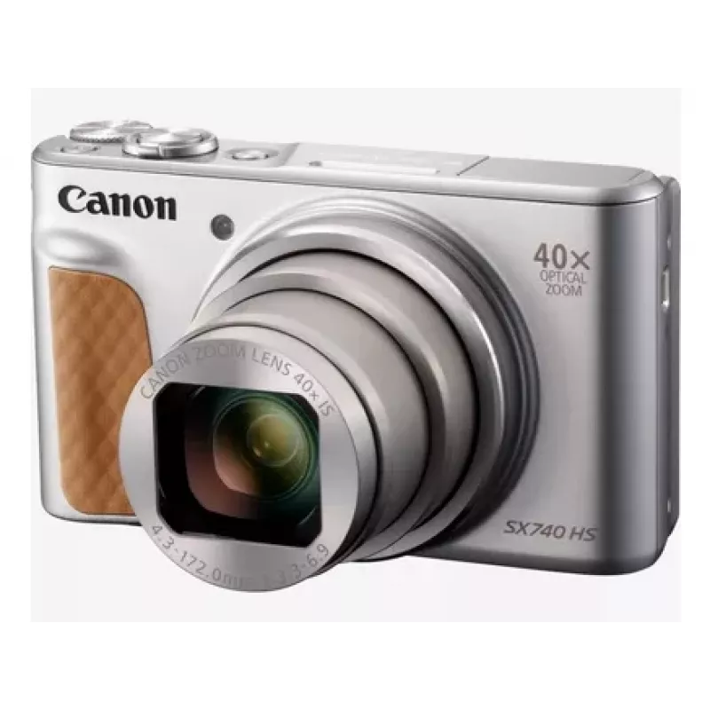 Canon PowerShot SX740 HS Lite Edition 1/2,3 Zoll Kompaktkamera 20,3 MP CMOS 5184 x 3888 Pixel Silber