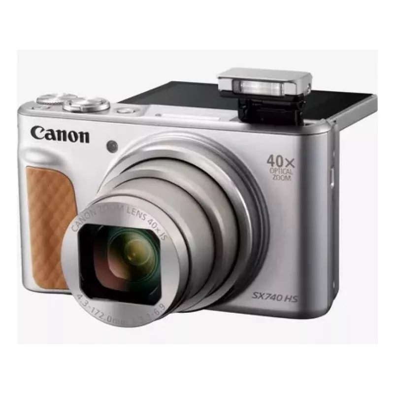 Canon PowerShot SX740 HS Lite Edition 1/2,3 Zoll Kompaktkamera 20,3 MP CMOS 5184 x 3888 Pixel Silber