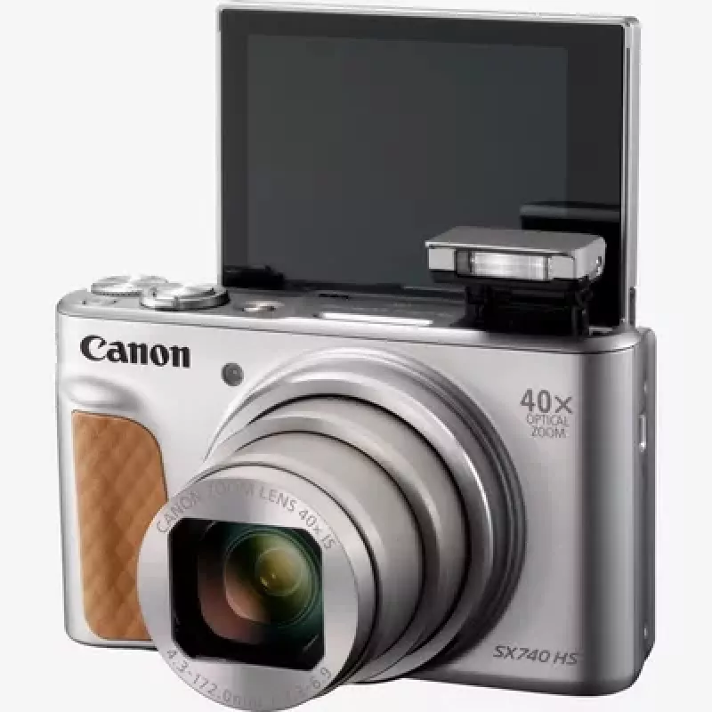 Canon PowerShot SX740 HS Lite Edition 1/2,3 Zoll Kompaktkamera 20,3 MP CMOS 5184 x 3888 Pixel Silber
