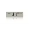 ATEN 2-Port USB VGA KVM mit Audio (KVM-Kabel enthalten), 2048 x 1536 Pixel, QXGA, 0,142 W, Grau