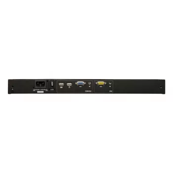 ATEN CL3100NX Rack-Konsole 47 cm (18,5 Zoll) 1366 x 768 Pixel Metall, Kunststoff Schwarz 1HE
