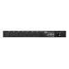 ATEN 32A 8-fach 1HE Metered eco PDU, Metered, 1HE, Schwarz, LCD, 8 AC-Ausgänge, C13-Kupplung, C19-Kupplung