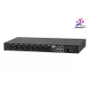 ATEN 32A 8-fach 1HE Metered eco PDU, Metered, 1HE, Schwarz, LCD, 8 AC-Ausgänge, C13-Kupplung, C19-Kupplung