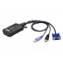ATEN USB VGA KVM over IP Mini, 1920 x 1200 Pixel, Ethernet LAN, 3,47 W, Schwarz, Lila