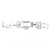 ATEN USB VGA KVM over IP Mini, 1920 x 1200 Pixel, Ethernet LAN, 3,47 W, Schwarz, Lila