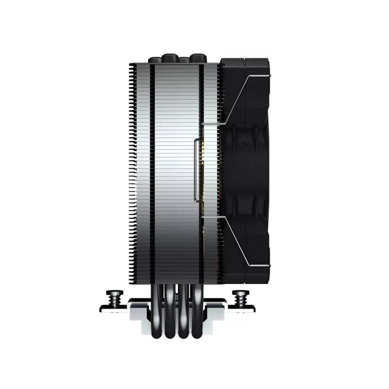 Luftkühler Cougar Forza 50 ARGB — Luftstrom 143,53 m³/h, max. Luftdruck 4,24 mmH2O, HDB-Lager, schwarz