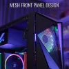 Aerocool Glider Tempered Glass Schwarz