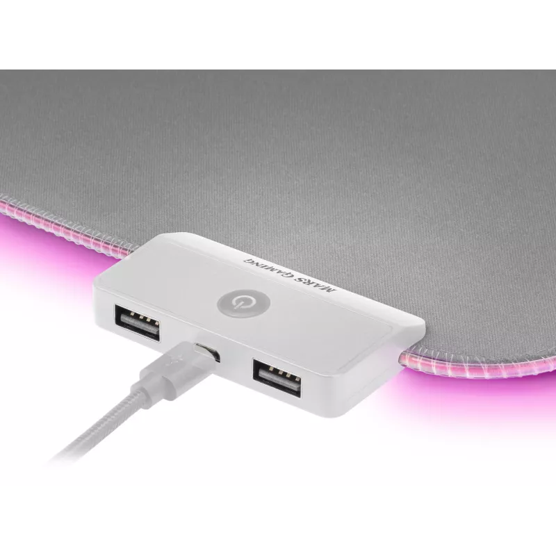 Mars Gaming MMPRGB2S RGB Mauspad XXL Silver