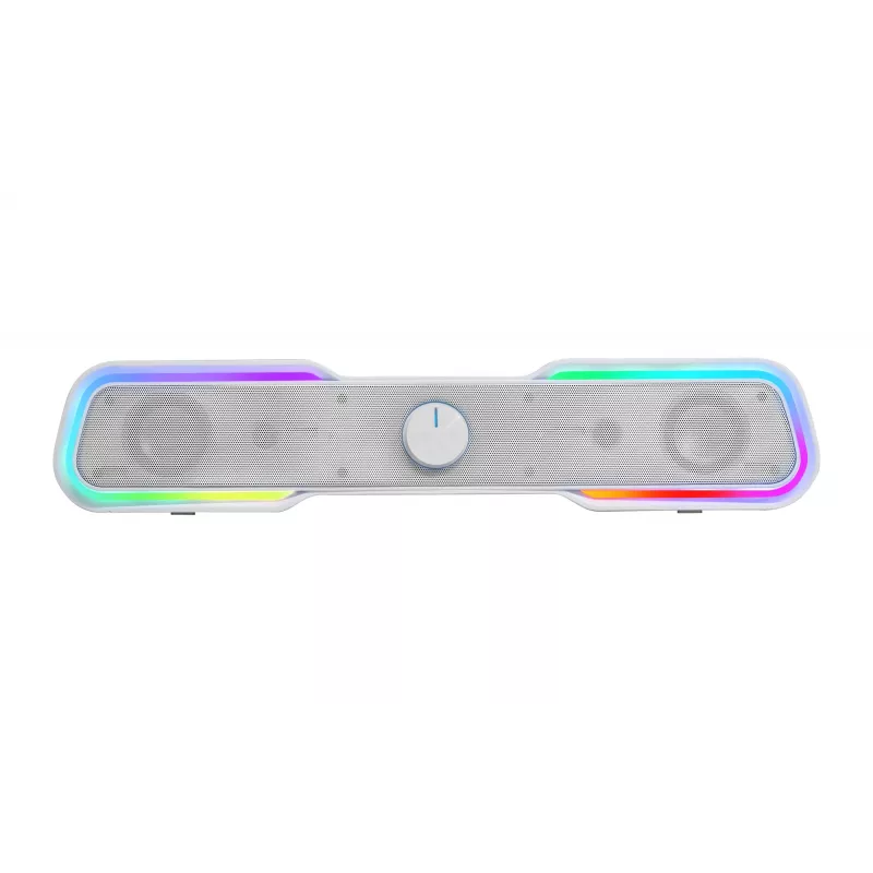 Mars Gaming MSBX, weiße Lautsprecher-Soundbar 10W, 10 W, 10 W, Weiß, Kabelgebunden & Kabellos, 435 mm, 85 mm