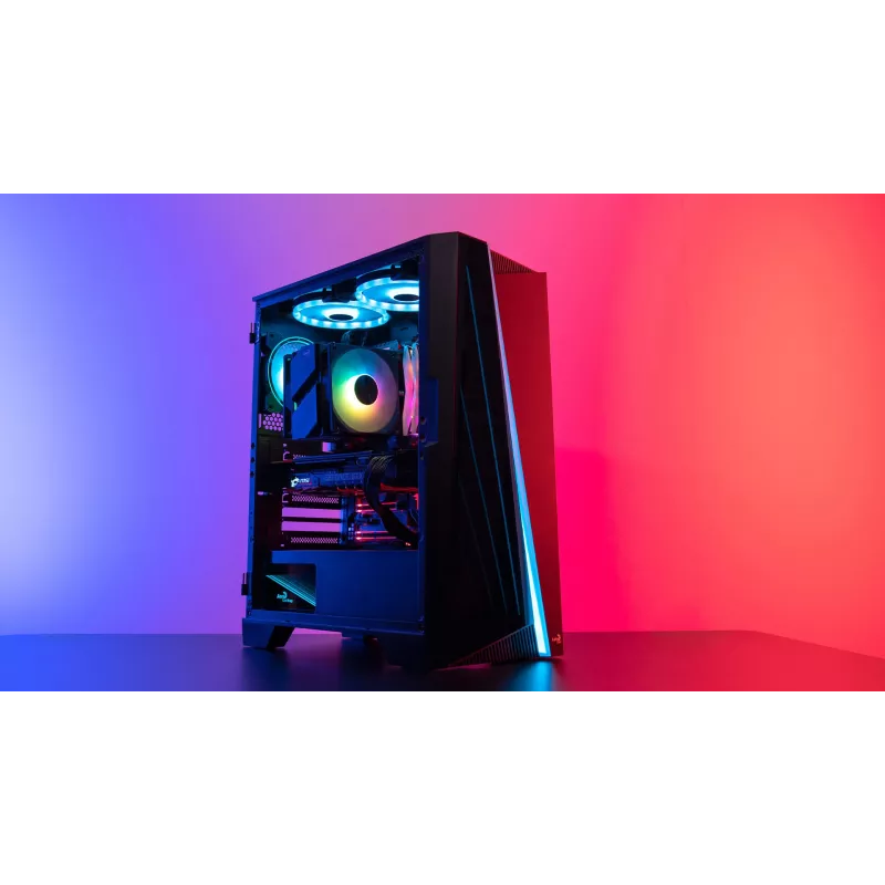 Aerocool Rime 4 Dual Prozessor-Luftkühler 12 cm Schwarz 1 Stück