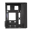 Mars Gaming MC300 Micro ATX Tempered Glass PC Case 3xFRGB Fan Schwarz