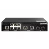 QNAP QSW-M2106PR-2S2T Netzwerk-Switch Managed L2 10G Ethernet (100/1000/10000) Power over Ethernet (PoE) 1U Schwarz