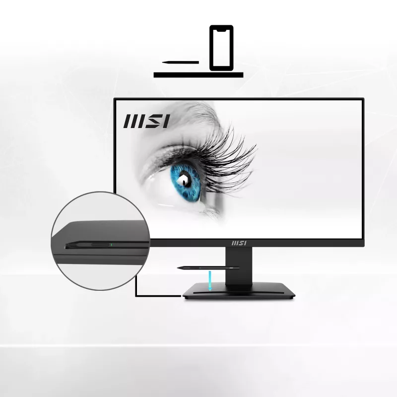 MSI Pro MP2412 Computer-Monitor 60,5 cm (23,8 Zoll) 1920 x 1080 Pixel Full HD LCD Schwarz
