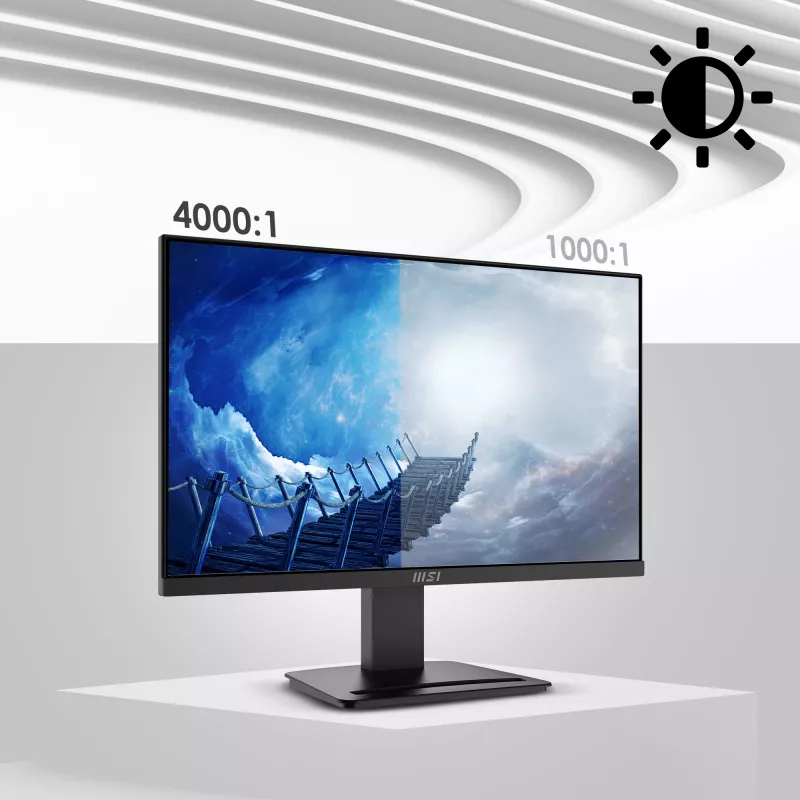MSI Pro MP2412 Computer-Monitor 60,5 cm (23,8 Zoll) 1920 x 1080 Pixel Full HD LCD Schwarz