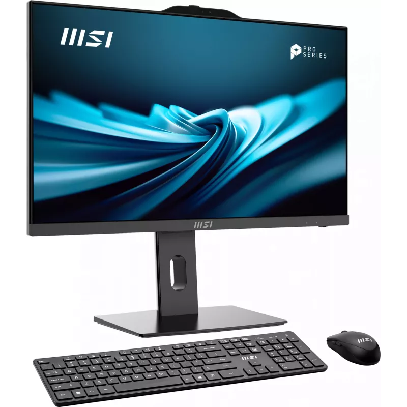 All-in-One-PC MSI PRO AP241P 14M — Intel Core i7-14700 2,1 GHz, 23,8-Zoll-Bildschirm, 16 GB DDR5 5600 MHz, 1 TB SSD, Intel UHD, Windows 11 Pro, Schwarz