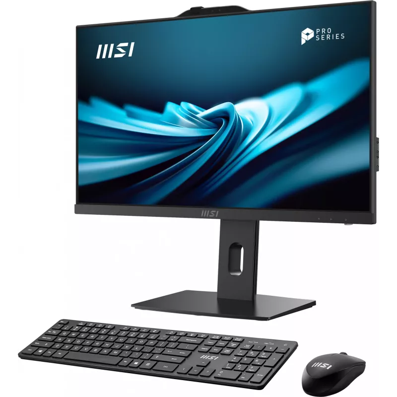 All-in-One-PC MSI PRO AP241P 14M — Intel Core i7-14700 2,1 GHz, 23,8-Zoll-Bildschirm, 16 GB DDR5 5600 MHz, 1 TB SSD, Intel UHD, Windows 11 Pro, Schwarz