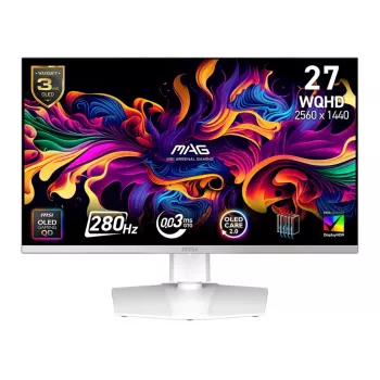 MSI MAG 272QPW QD-OLED X28 Computer-Monitor 67,3 cm (26,5 Zoll) 2560 x 1440 Pixel Wide Quad HD Weiß