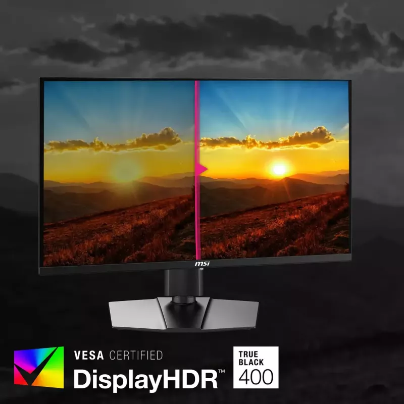 MSI MPG 271QRXDE QD-OLED Computermonitor 67,3 cm (26,5 Zoll) 2560 x 1440 Pixel Wide Quad HD Schwarz